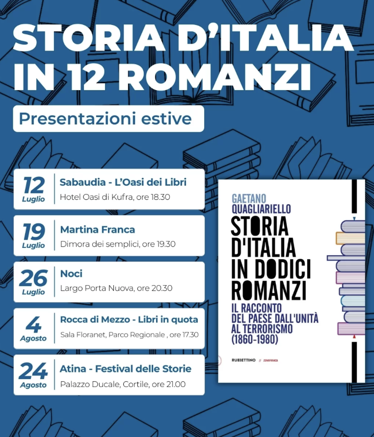 Presentazioni di “Storia d’Italia in dodici romanzi”